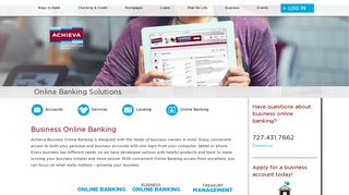 Online Banking - Achieva Credit Union