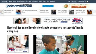 New tech for some Duval schools puts computers in students' hands ...