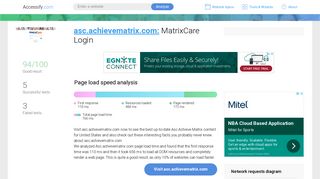 Access asc.achievematrix.com. MatrixCare Login