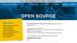 Open Source: Education Resources & Tools | Achievement First