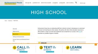 High School | Achievement House Cyber Charter School