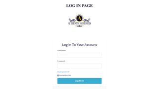 Login Page - Authentic Achievers