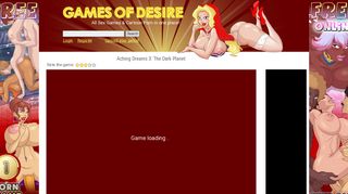 Aching Dreams 3: The Dark Planet - porn games - Games of Desire