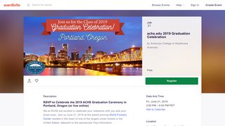 achs.edu 2019 Graduation Celebration Tickets, Fri, Jun 21, 2019 at 2 ...