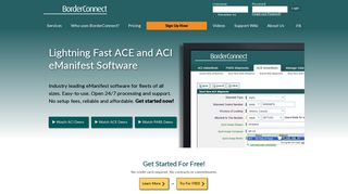 BorderConnect | ACE/ACI eManifest Portal with PARS/PAPS Tracking