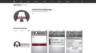 ACIPCO FCU Mobile App on the App Store - iTunes - Apple