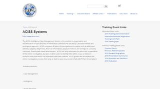 ACISS Systems | Law Enforcement Intelligence Units