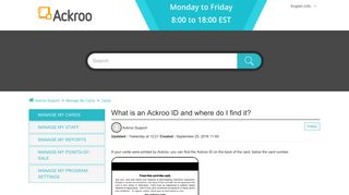 What is an Ackroo ID and where do I find it? – Ackroo Support