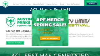 Austin City Limits Music Festival – Austin Parks Foundation
