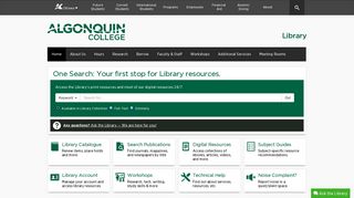 Library - Algonquin College