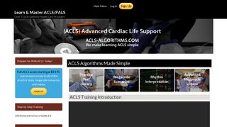 ACLS-Algorithms.com: ACLS algorithms made simple