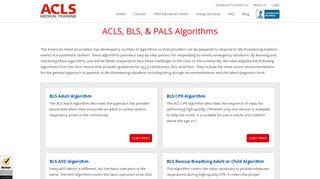 ACLS Algorithms & Protocol for 2019 - ACLS Medical Training
