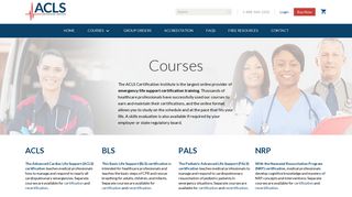 Courses | ACLS Certification Institute