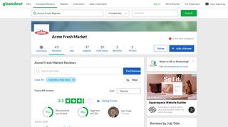 Acme Fresh Market Reviews | Glassdoor