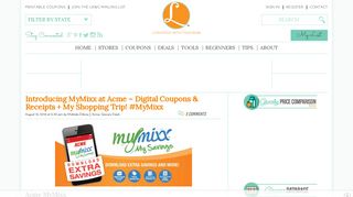 Acme MyMixx - Digital Coupons and Digital Receipts -Living Rich With ...