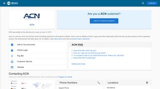 ACN (ACN): Login, Bill Pay, Customer Service and Care Sign-In