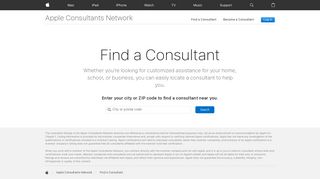 Find Your Local Apple Consultant - Apple Consultants Network