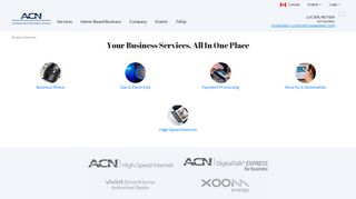 ACN BusinessTalk Account Login - ACN Canada Products & Services