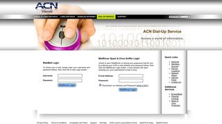 ACN Dial-Up Service - ACN Dial-Up Internet Service