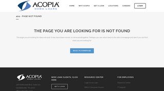 Acopia Capital Group : Payment/Amortization