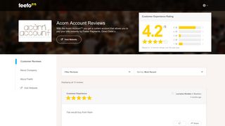 Acorn Account Reviews | http://www.acornaccount.com reviews | Feefo