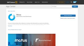Motus - SAP Concur App Center