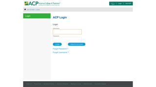 ACP Login - ACP Store - American College of Physicians
