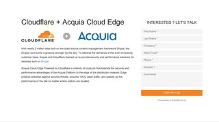 Cloudflare + Acquia Cloud Edge | Cloudflare