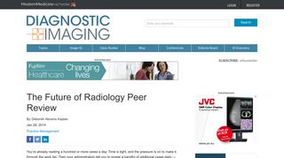 The Future of Radiology Peer Review | Diagnostic Imaging