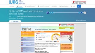 bizfile : ACRA's one-stop business services portal - NLB Eresources