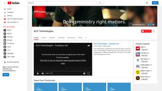 ACS Technologies - YouTube