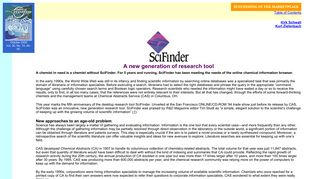 SciFinder: A new generation of research tool - ACS Publications