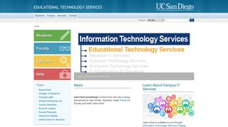 Educational Technology Services - formerly ACMS