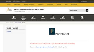 Power Parent / Home - Avon Community School Corporation