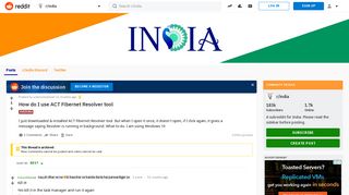 How do I use ACT Fibernet Resolver tool : india - Reddit