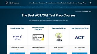 The Best ACT/SAT Test Prep Courses for 2019 | Reviews.com