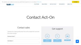 Contact Act-On | Marketing Automation Software - Marketing Tools