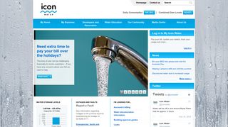 Icon Water: Homepage