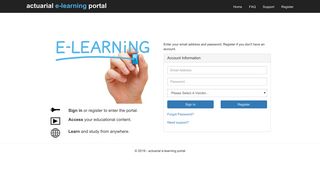 actuarial e-learning portal