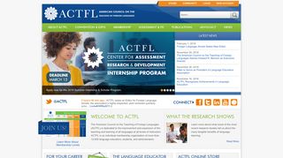 American Council on the Teaching of Foreign Languages (ACTFL)