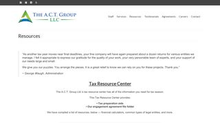 Accounting Resources for You | The A.C.T. Group, Ltd.