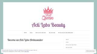 Become an Acti Labs Ambassador – Acti Labs Beauty