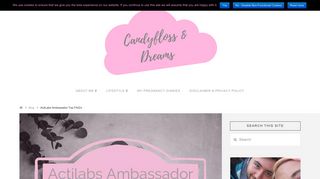 ActiLabs Ambassador Top FAQ's - Candyfloss & Dreams