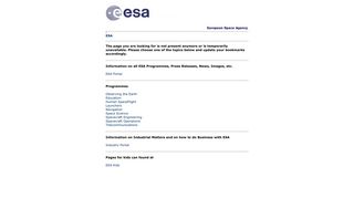 Space in Images - User - Login - European Space Agency