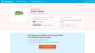 Action Payday Reviews - Payday Loans - SuperMoney