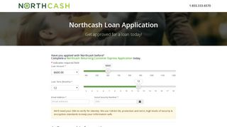 Northcash Loan Application - Northcash.com