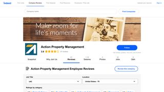 Working at Action Property Management: 77 Reviews | Indeed.com