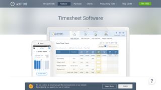 Timesheet Software - actiTIME