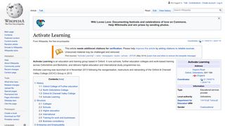 Activate Learning - Wikipedia