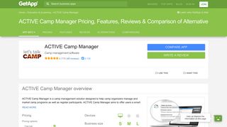 ACTIVE Camp Manager Pricing, Features, Reviews & Comparison of ...
